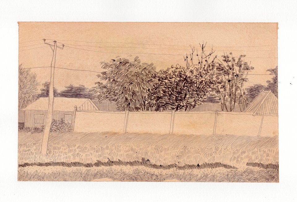 草原的赞歌是我的心跳，绘画